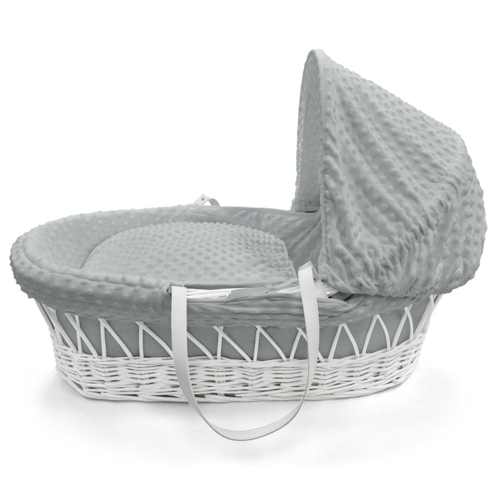 Grey Popcorn Moses Basket Dressing