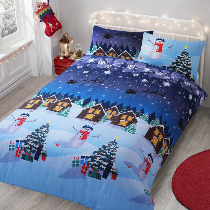 Xmas Eve Duvet Cover & Pillowcase Set