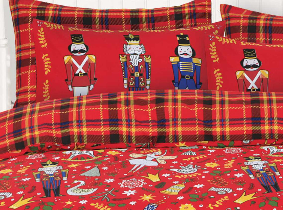 Nutcracker Duvet Cover & Pillowcase Set